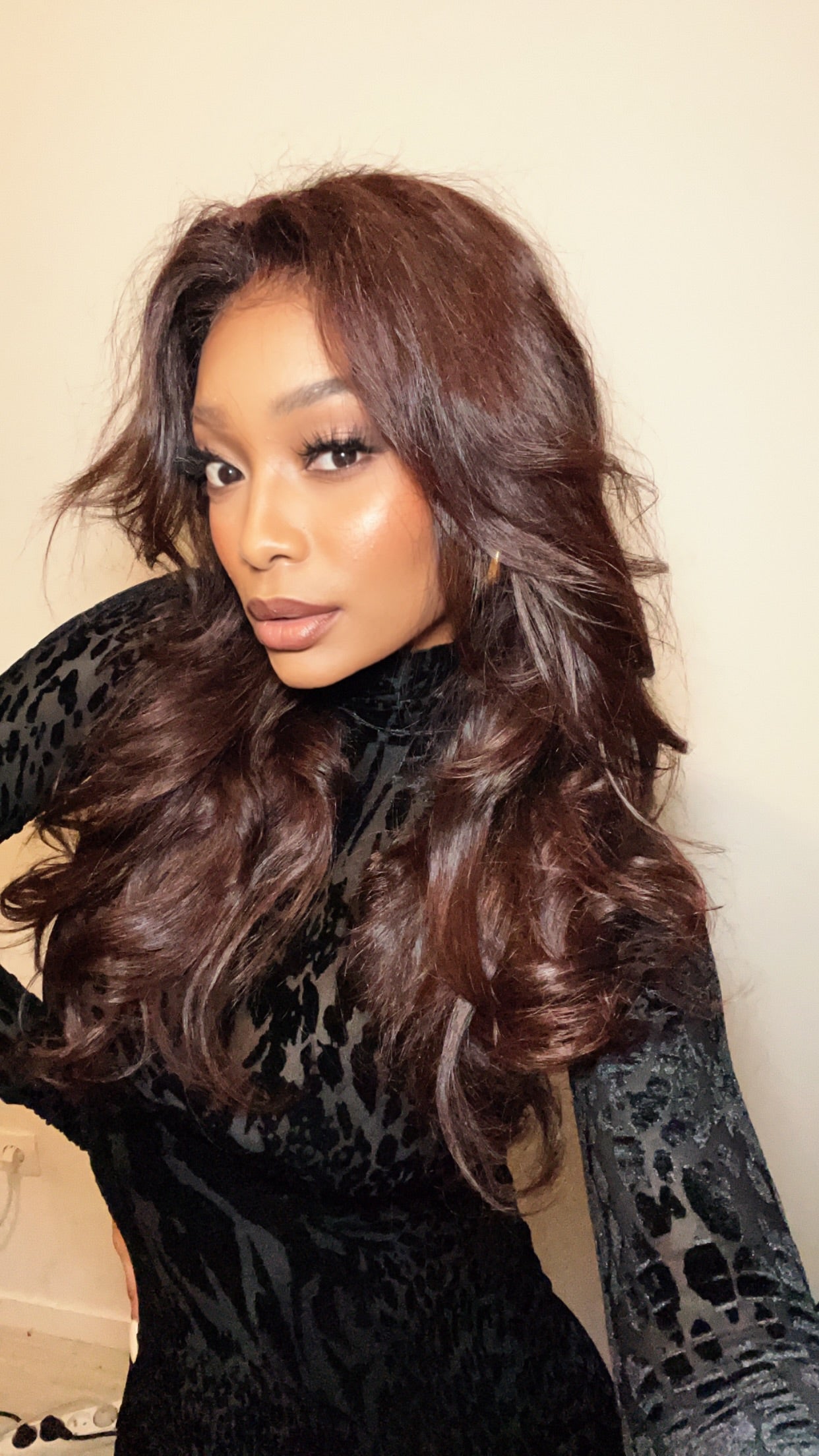 BURGUNDY UNIT đź’Żraw hair premium