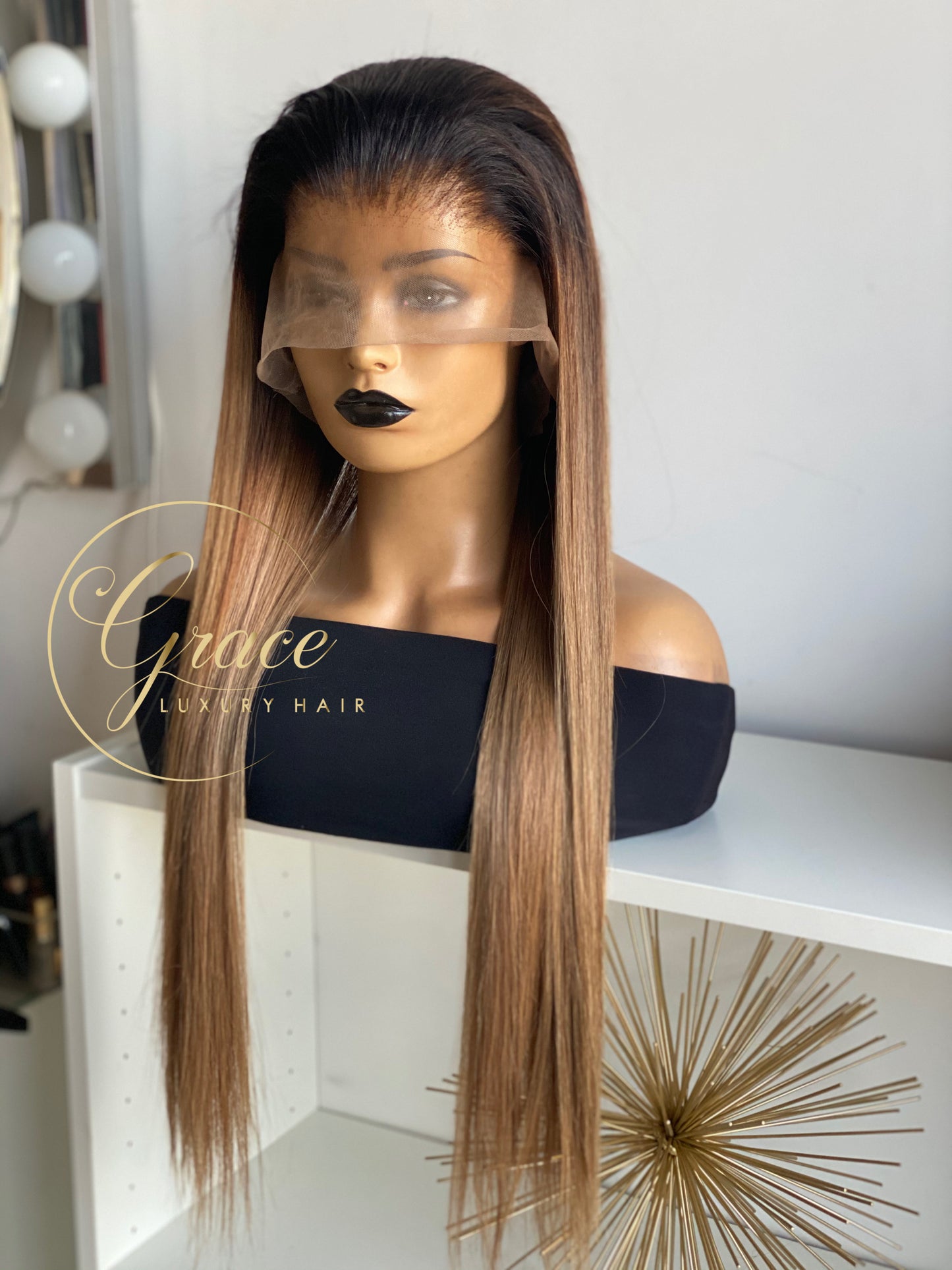 MEGAN UNIT -full lace blond sablé