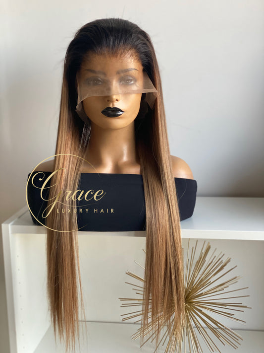 MEGAN UNIT -full lace blond sablé